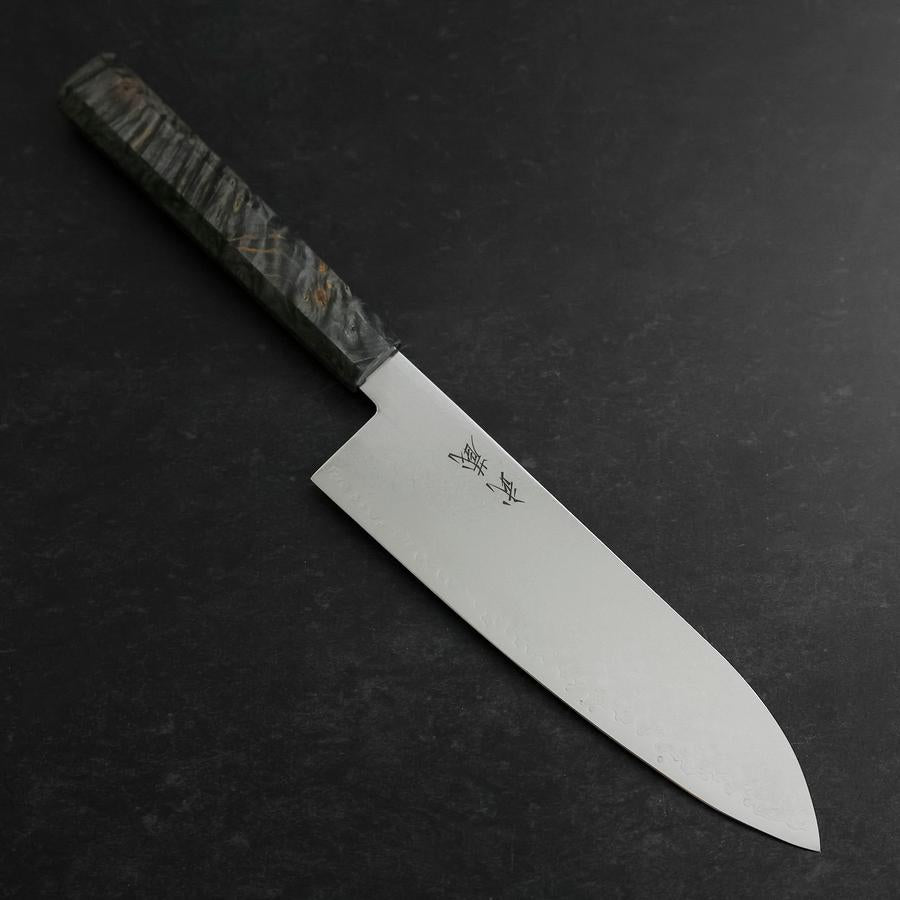 三徳 VG-10 ダマスカス グレーバーチ柄 180mm – MUSASHI