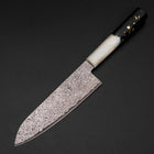 Santoku VG-10 Damascus Ocean White Black Gold Handle 165mm-[Musashi]-[Japanese-Kitchen-Knives]