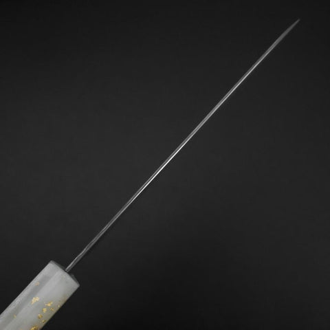 Santoku VG-10 Damascus Ocean White Black Gold Handle 165mm-[Musashi]-[Japanese-Kitchen-Knives]