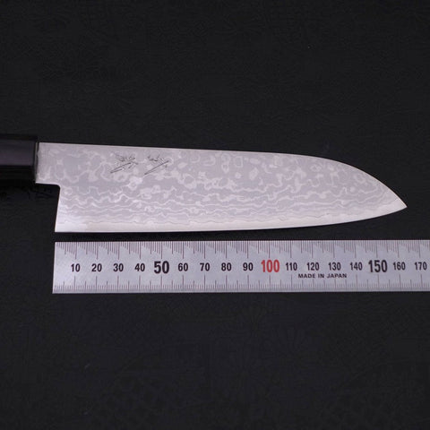Santoku VG-10 Damascus Walnut Handle 165mm (6.5”)-[Musashi]-[Japanese-Kitchen-Knives]