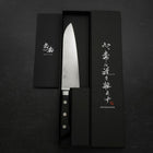Santoku VG-10 Damascus Western Black Cherry Handle 175mm (6.8”)-[Musashi]-[Japanese-Kitchen-Knives]