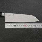 Santoku VG-10 Damascus Western Black Handle 170mm (6.7”)-[Musashi]-[Japanese-Kitchen-Knives]