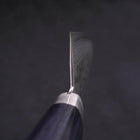 Santoku VG-10 Damascus Western Dark Blue Handle 170mm (6.7”)-[Musashi]-[Japanese-Kitchen-Knives]