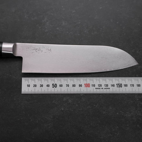 Santoku VG-10 Damascus Western Round Handle 180mm (7”)-[Musashi]-[Japanese-Kitchen-Knives]