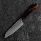 Santoku VG-10 Damascus Yamanaka Black Urushi Handle 130mm-[Musashi]-[Japanese-Kitchen-Knives]