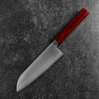 Santoku VG-10 Damascus Yamanaka Black Urushi Handle 165mm-[Musashi]-[Japanese-Kitchen-Knives]