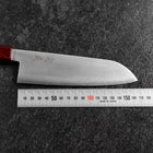 Santoku VG-10 Damascus Yamanaka Black Urushi Handle 165mm-[Musashi]-[Japanese-Kitchen-Knives]