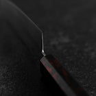 Santoku VG-10 Damascus Yamanaka Red Urushi Handle 130mm-[Musashi]-[Japanese-Kitchen-Knives]