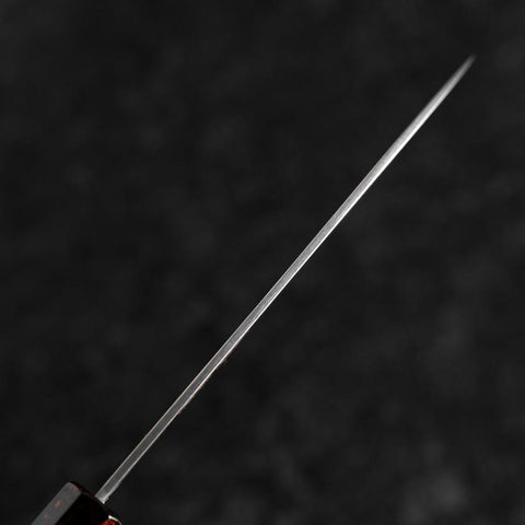 Santoku VG-10 Damascus Yamanaka Red Urushi Handle 130mm-[Musashi]-[Japanese-Kitchen-Knives]