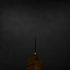 Santoku VG-10 Damascus Yellow-Brown Birch Handle 180mm (7”)-[Musashi]-[Japanese-Kitchen-Knives]