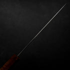 Santoku VG-10 Damascus Yellow-Brown Birch Handle 180mm (7”)-[Musashi]-[Japanese-Kitchen-Knives]