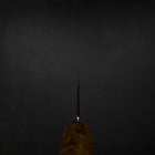 Santoku VG-10 Damascus Yellow-Brown Birch Handle 180mm-[Musashi]-[Japanese-Kitchen-Knives]