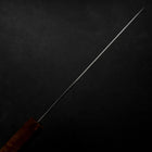 Santoku VG-10 Damascus Yellow-Brown Birch Handle 180mm-[Musashi]-[Japanese-Kitchen-Knives]