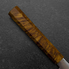 Santoku VG-10 Damascus Yellow-Brown Birch Handle 180mm-[Musashi]-[Japanese-Kitchen-Knives]
