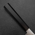 Santoku VG-10 Polished Ebony Handle 170mm-[Musashi]-[Japanese-Kitchen-Knives]