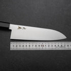 Santoku VG-10 Polished Ebony Handle 170mm-[Musashi]-[Japanese-Kitchen-Knives]