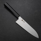 Santoku VG-10 Polished Ebony Handle 170mm-[Musashi]-[Japanese-Kitchen-Knives]