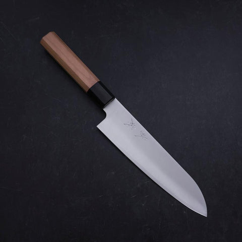 Santoku VG-10 Polished Japanese Cherry Handle 180mm (7”)-[Musashi]-[Japanese-Kitchen-Knives]