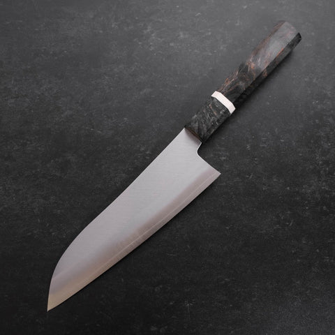 Santoku VG-10 Polished Maple Handle 180mm-[Musashi]-[Japanese-Kitchen-Knives]