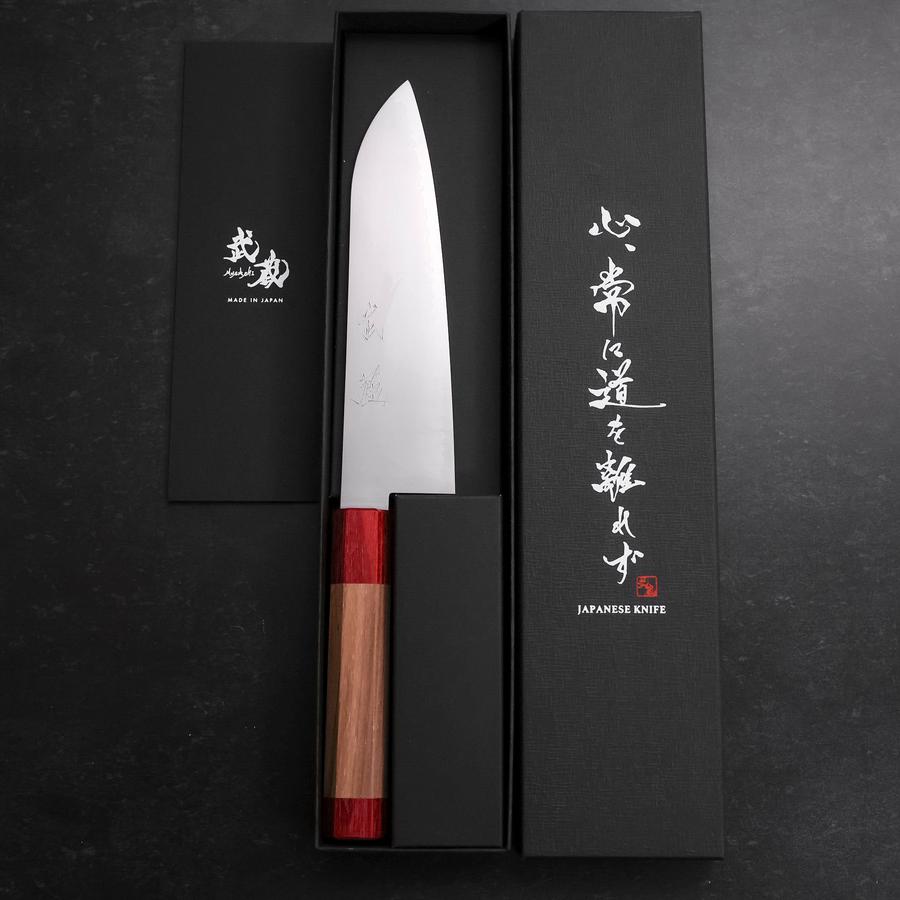 三徳 VG-10 磨き 赤胡桃柄 175mm – MUSASHI