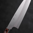 Santoku VG-10 Polished Western Black Brown Handle 170mm (6.7”)-[Musashi]-[Japanese-Kitchen-Knives]