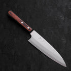 Santoku VG-10 Polished Western Black Brown Handle 170mm (6.7”)-[Musashi]-[Japanese-Kitchen-Knives]