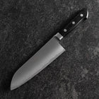 Santoku VG-10 Polished Western Black Handle 170mm-[Musashi]-[Japanese-Kitchen-Knives]