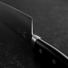 Santoku VG-10 Polished Western Black Handle 170mm-[Musashi]-[Japanese-Kitchen-Knives]