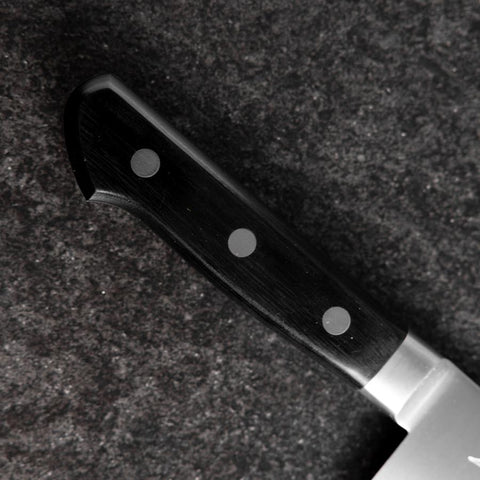 Santoku VG-10 Polished Western Black Handle 170mm-[Musashi]-[Japanese-Kitchen-Knives]