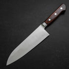 Santoku VG-10 Polished Western Mahogany Handle 180mm (7”)-[Musashi]-[Japanese-Kitchen-Knives]