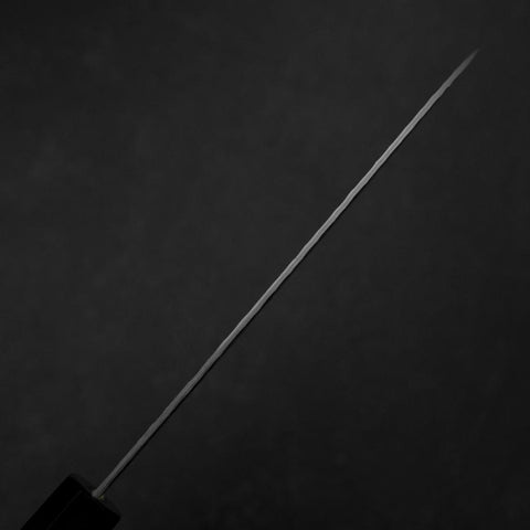 Santoku VG-10 Tsuchime Buffalo Ebony Handle 165mm-[Musashi]-[Japanese-Kitchen-Knives]