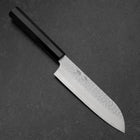 Santoku VG-10 Tsuchime Buffalo Ebony Handle 165mm-[Musashi]-[Japanese-Kitchen-Knives]