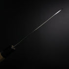 Santoku VG-10 Tsuchime Damascus Buffalo Magnolia Handle 165mm-[Musashi]-[Japanese-Kitchen-Knives]