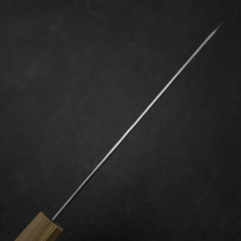 Santoku VG-10 Tsuchime Damascus Olive Handle 165mm-[Musashi]-[Japanese-Kitchen-Knives]