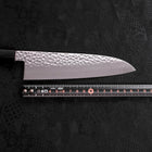 Santoku VG-10 Tsuchime Damascus Walnut Handle 165mm (6.5”)-[Musashi]-[Japanese-Kitchen-Knives]