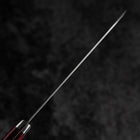 Santoku VG-10 Tsuchime Damascus Western Red Handle 170mm (6.7”)-[Musashi]-[Japanese-Kitchen-Knives]