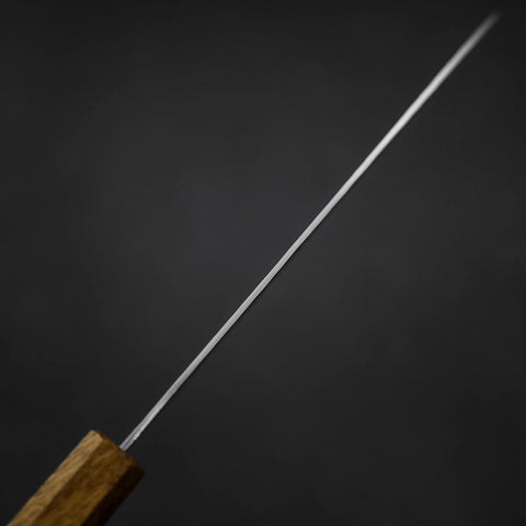 Santoku VG-10 Tsuchime Damascus Yaki-Urushi Handle 170mm (6.7”)-[Musashi]-[Japanese-Kitchen-Knives]