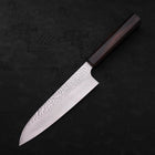 Santoku VG-10 Tsuchime Ebony Wood Handle 170mm (6.7”)-[Musashi]-[Japanese-Kitchen-Knives]