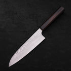 Santoku VG-10 Tsuchime Ebony Wood Handle 170mm-[Musashi]-[Japanese-Kitchen-Knives]