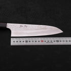 Santoku VG-10 Tsuchime Ebony Wood Handle 170mm-[Musashi]-[Japanese-Kitchen-Knives]