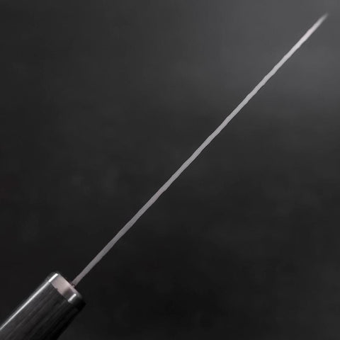 Santoku VG-10 Tsuchime Oval Charcoal Handle 165mm-[Musashi]-[Japanese-Kitchen-Knives]