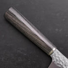 Santoku VG-10 Tsuchime Oval Charcoal Handle 165mm-[Musashi]-[Japanese-Kitchen-Knives]