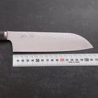 Santoku VG-10 Tsuchime Oval Charcoal Handle 165mm-[Musashi]-[Japanese-Kitchen-Knives]