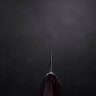 Santoku VG-10 Tsuchime Oval Mahogany Handle 165mm-[Musashi]-[Japanese-Kitchen-Knives]