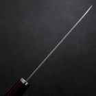 Santoku VG-10 Tsuchime Oval Mahogany Handle 165mm-[Musashi]-[Japanese-Kitchen-Knives]