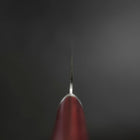 Santoku VG-10 Tsuchime Oval Red Handle 165mm-[Musashi]-[Japanese-Kitchen-Knives]