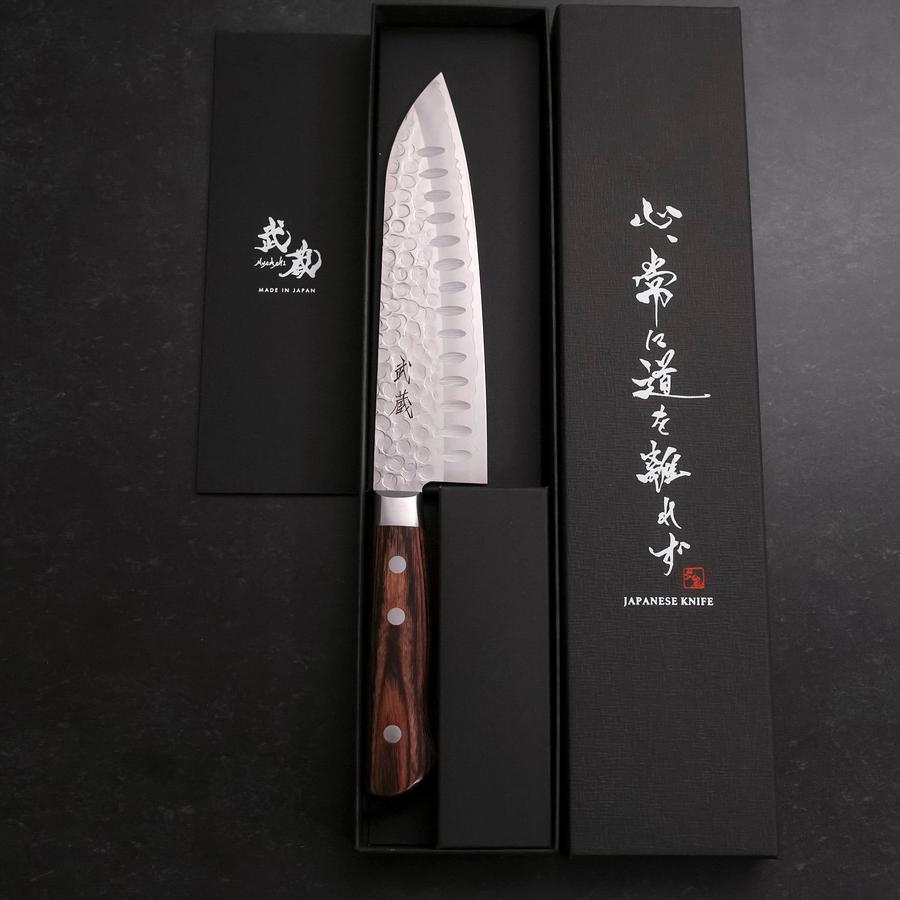 三徳 VG-10 槌目 マホガニー柄 175mm – MUSASHI