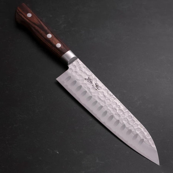 三徳 VG-10 槌目 マホガニー柄 175mm – MUSASHI