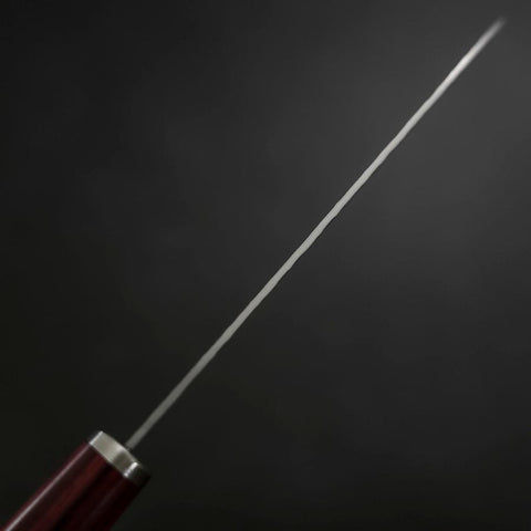 Santoku VG-10 Tsuchime Western Oval Red Handle 165mm-[Musashi]-[Japanese-Kitchen-Knives]
