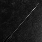 Santoku VG-5 Polished Western Black Handle 170mm (Tsuba Nashi) (6.7”)-[Musashi]-[Japanese-Kitchen-Knives]